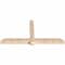 Ekena Millwork Eugene Smooth Timber Gable Bracket, Douglas Fir, 84"W x 42"H x 5 1/2"D x 5 1/2"F, 12/12 Pitch GBW084X42X0606EUG00SDF - alternate 5